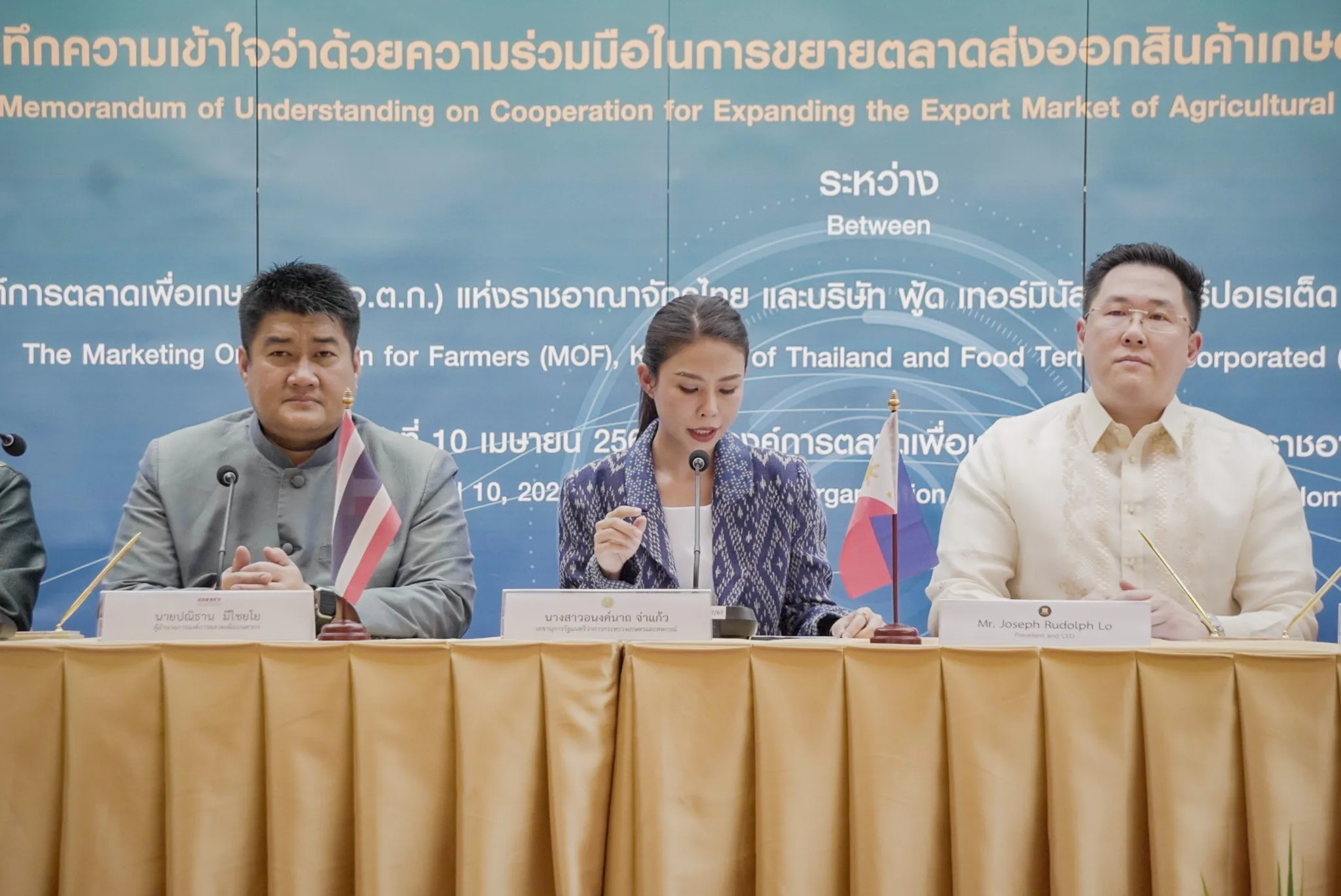 FTI Strengthens Agricultural Cooperation with Thailand through MOU Signing